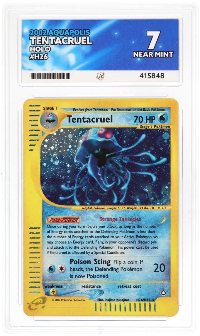 ACE 7 Tentacruel - Aquapolis 2002 - H26/H32 - Holo