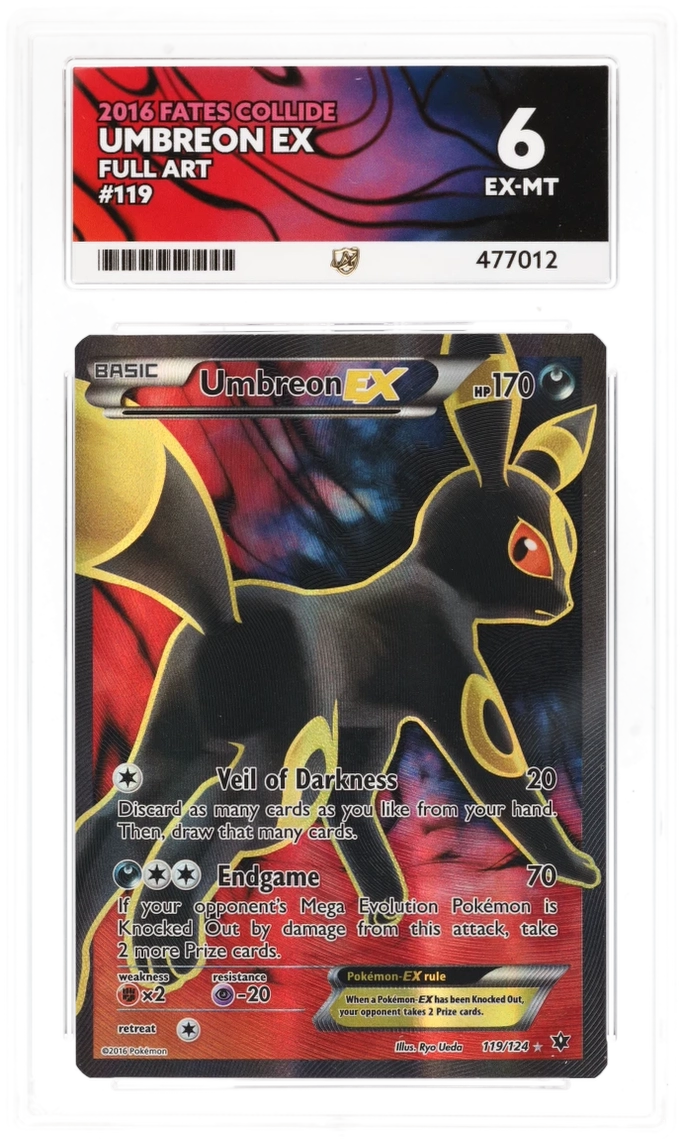 ACE 6 Umbreon EX - Fates Collide 2016 - 119/124 - Full Art
