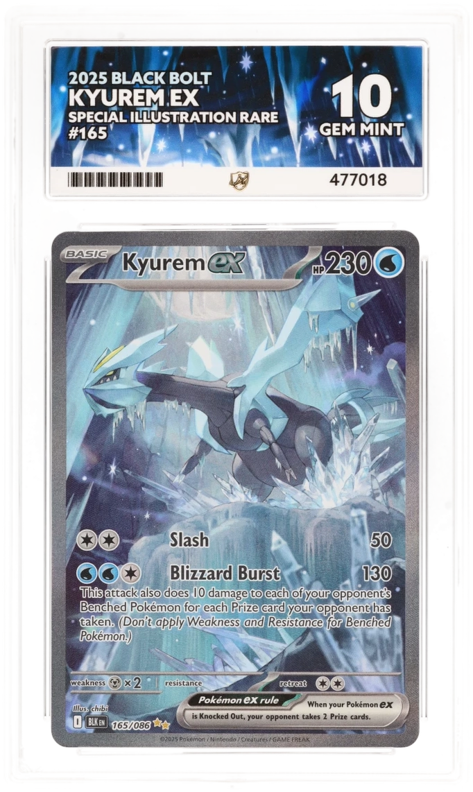 ACE 10 Kyurem ex - Black Bolt 2025 - 165/086 - Special Illustration Rare