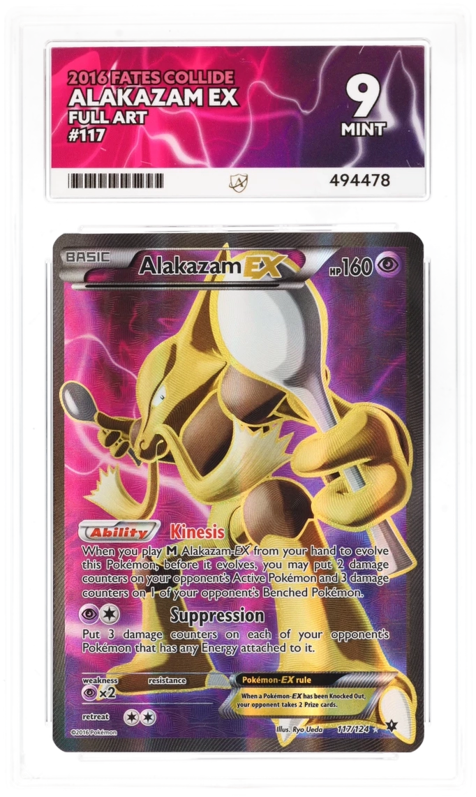ACE 9 Alakazam EX - Fates Collide 2016 - 117/124 - Full Art