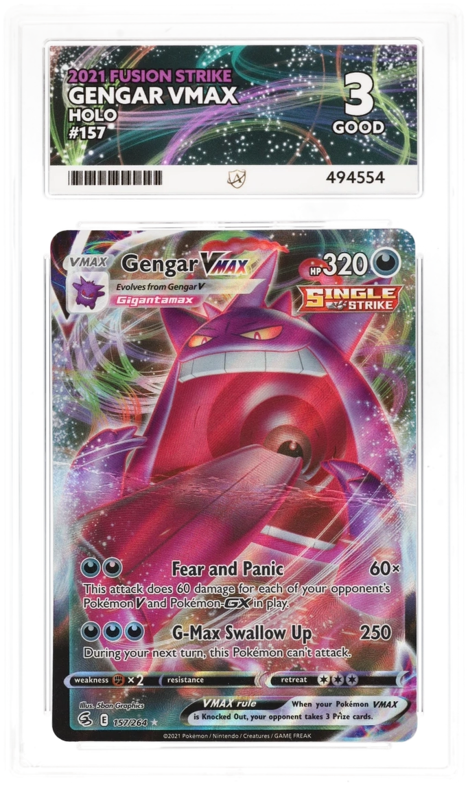 ACE 3 Gengar VMAX - Fusion Strike 2021 - 157/264 - Holo