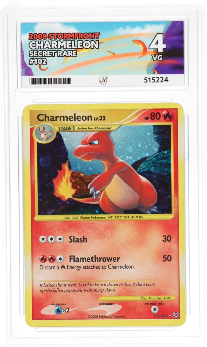 ACE 4 Charmeleon - Stormfront 2008 - 102/100 - Secret Rare