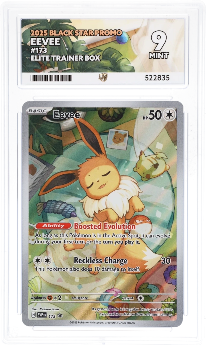 ACE 9 Eevee - Black Star Promo 2025 - 173 - Elite Trainer Box