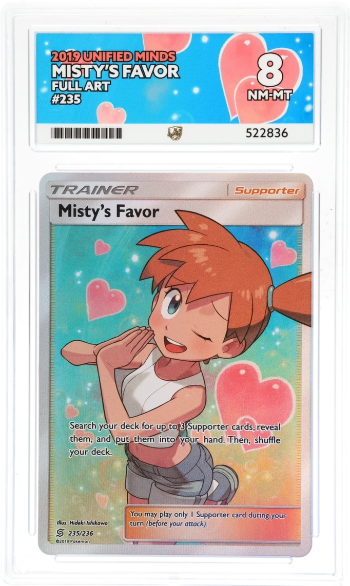 ACE 8 Misty's Favor - Unified Minds 2019 - 235/236 - Full Art