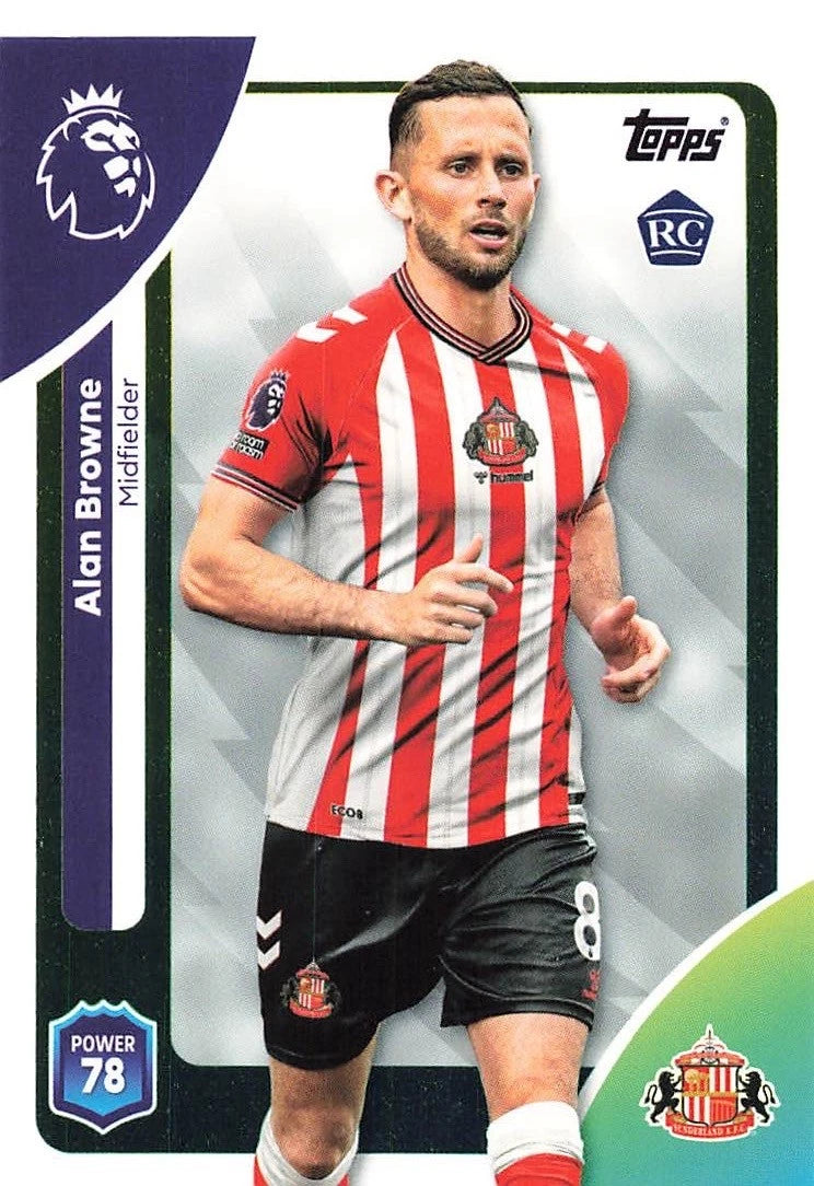 Alan Browne Base Rookie  - Topps Premier League 2025/26