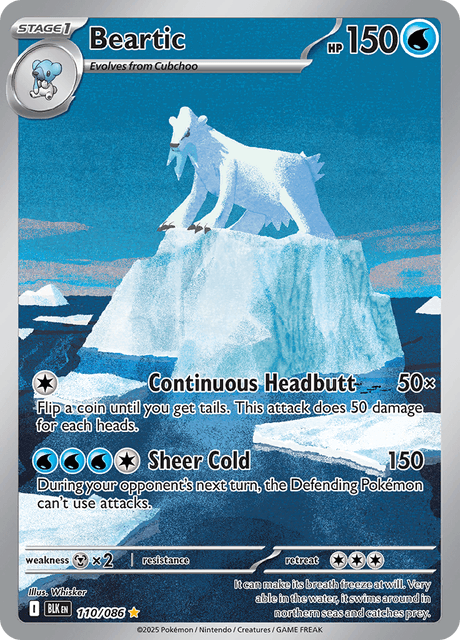 Beartic - Black Bolt (BLK) 110/086