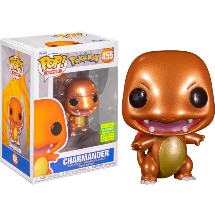 Charmander - Metallic Funko 2022 Summer Convention Limited Edition POP! Vinyl