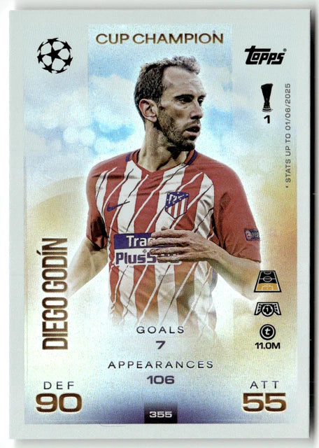 Diego Godin - Topps Match Attax 2025/26 Cup Champion 355