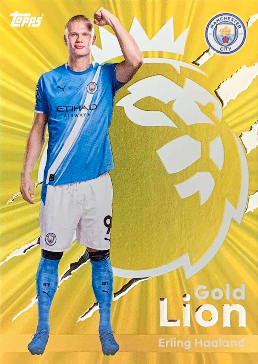 Erling Haaland (Gold Lion) - Topps Premier League 2025/26 - GL 12