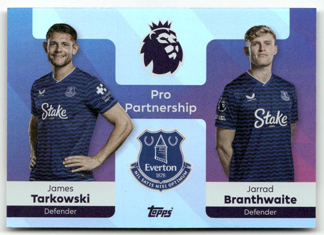 James Tarkowski Jarrad Branthwaite Pro Partnership - Topps Premier League 2025/26
