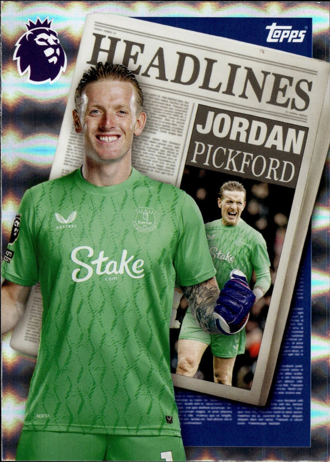 Jordan Pickford Headlines - Topps Premier League 2025/26