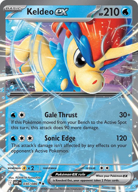 Keldeo ex - White Flare (WHT) 030/086