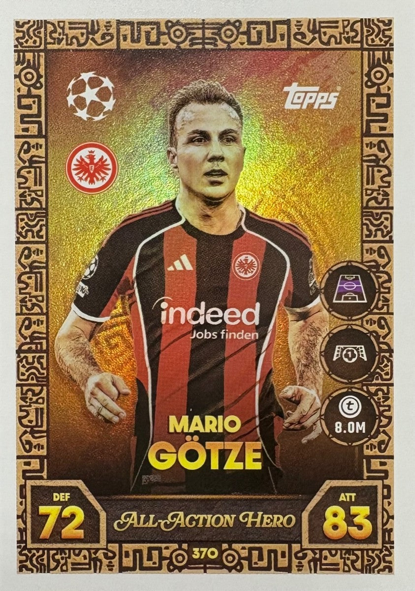 Mario Gotze - Topps Match Attax 2025/26 All Action Hero 370