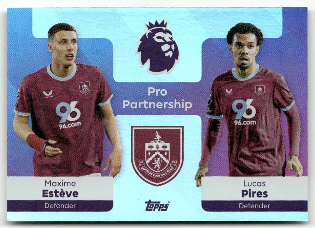 Maxime Esteve Lucas Pires Pro Partnership - Topps Premier League 2025/26