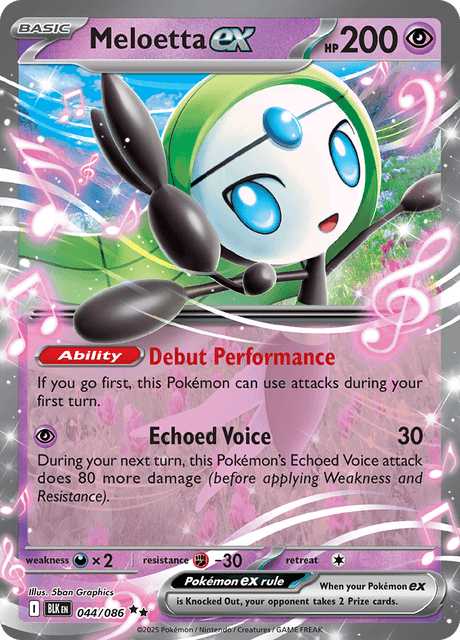 Meloetta ex - Black Bolt (BLK) 044/086