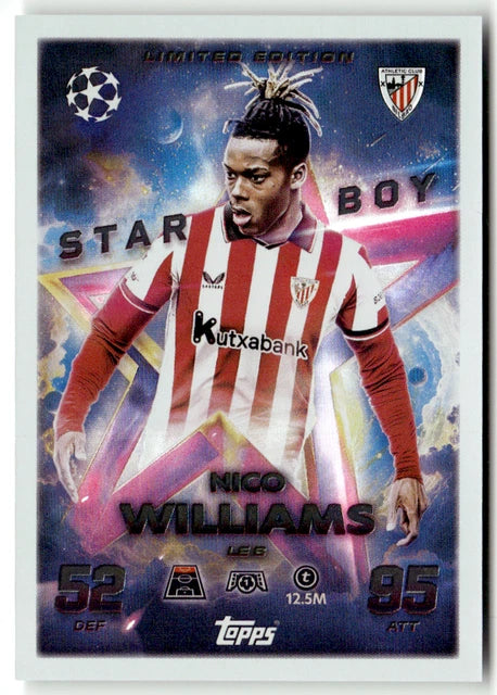 Nico Williams - Topps Match Attax Star Boy Limited Edition LE 6