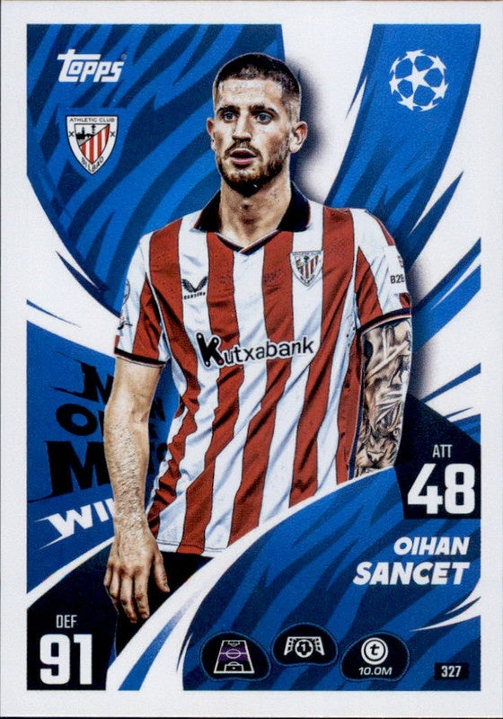 Oihan Sancet - Topps Match Attax 2025/26 Man of the Match Wildcard 390