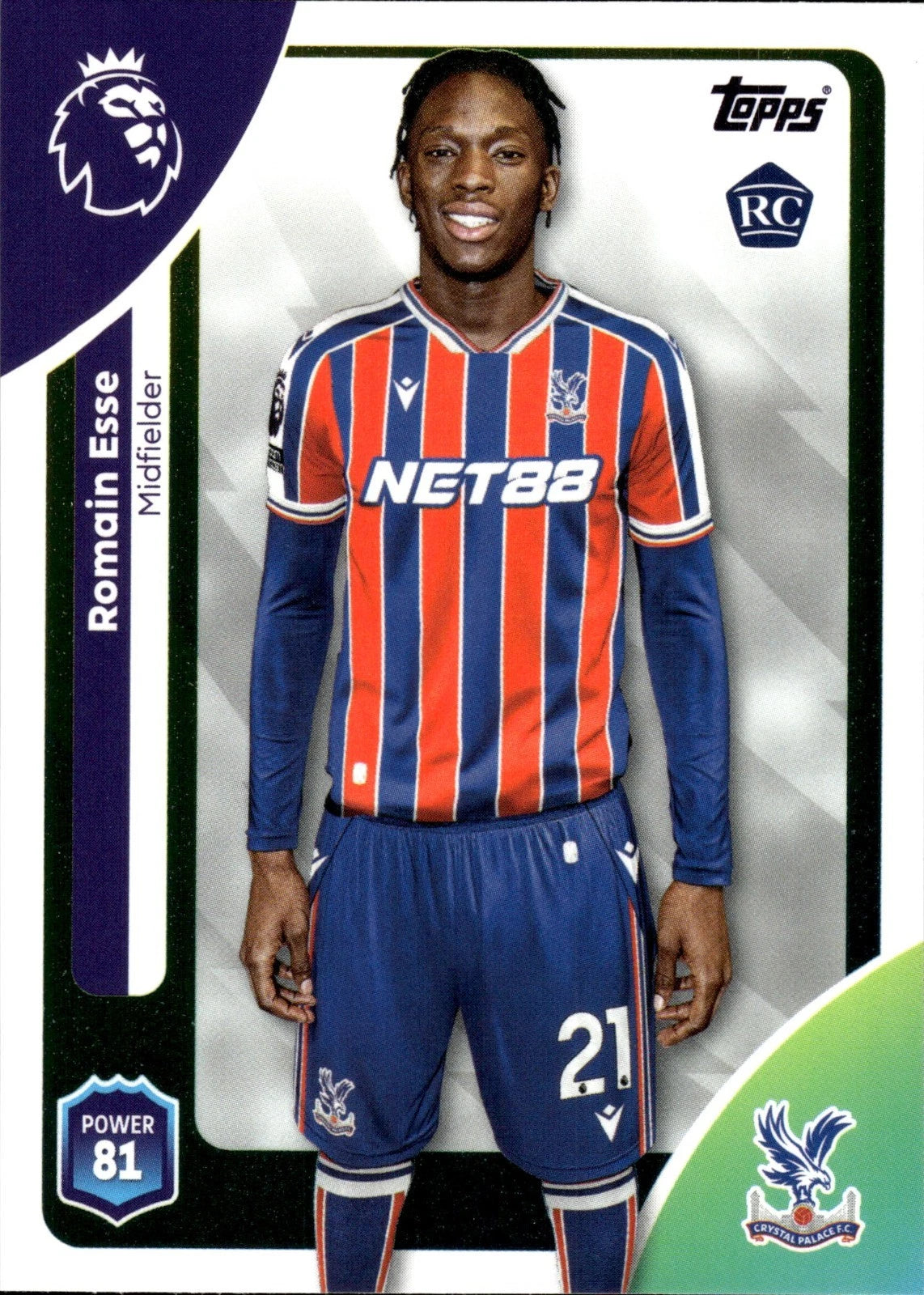 Romain Esse Base Rookie  - Topps Premier League 2025/26
