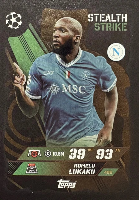Romelu Lukaku - Topps Match Attax 2025/26 Stealth Strike 455