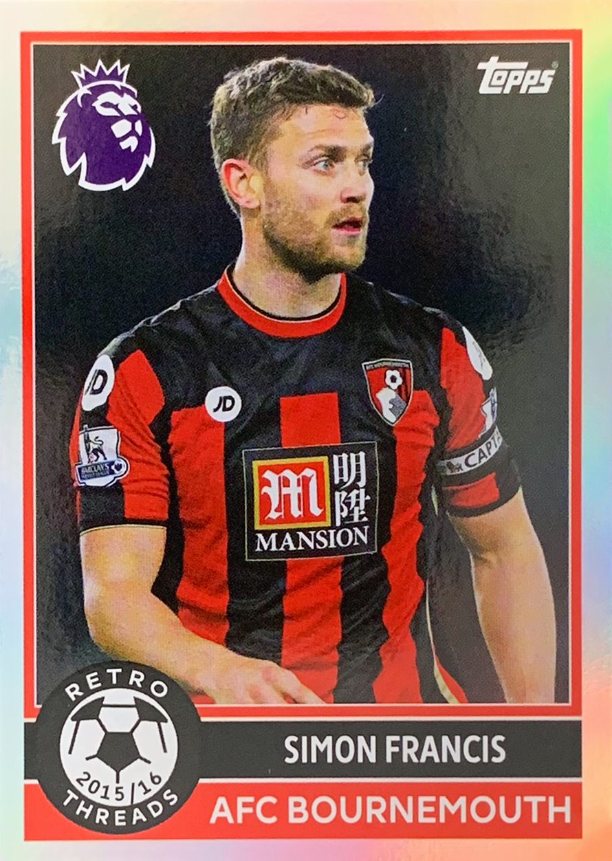 Simon Francis Retro Threads - Topps Premier League 2025/26