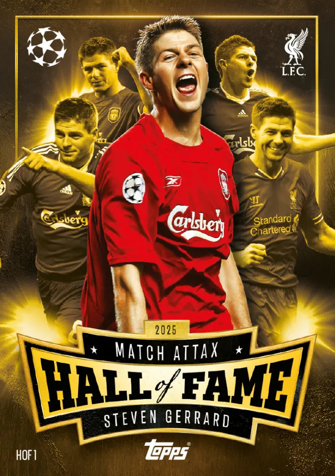 Steven Gerrard - Match Attax 2025/26 Hall of Fame HOF 1