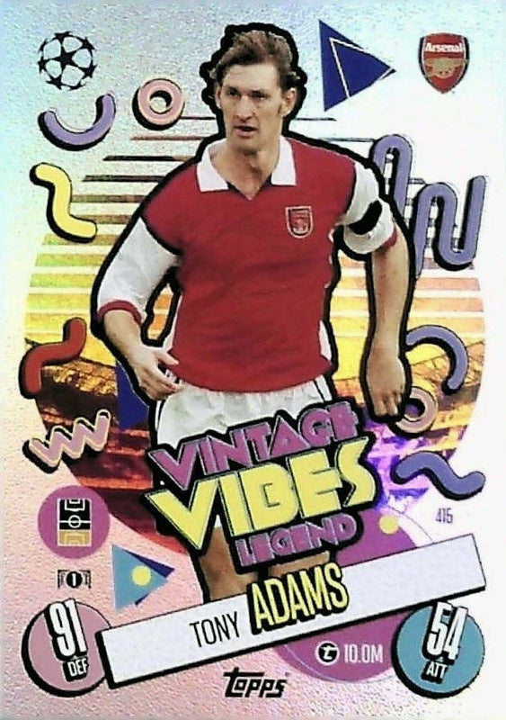 Tony Adams - Topps Match Attax 2024/25 Vintage Vibes Legend 415