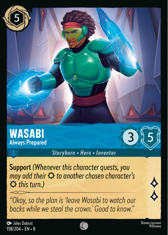 Wasabi Always Prepared (Holo) - Reign of Jafar 158/204